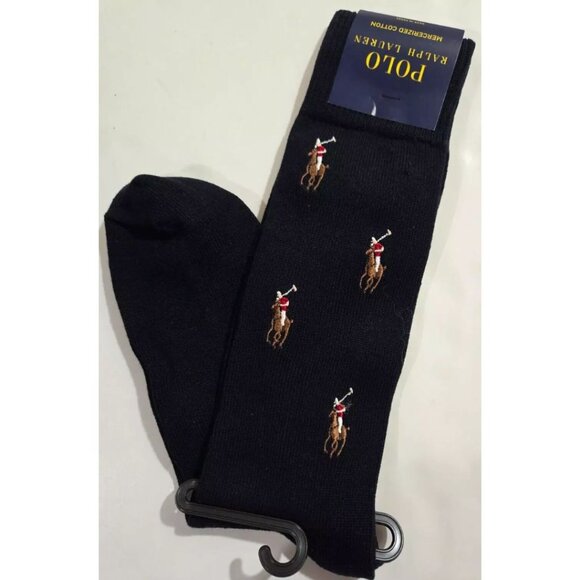 Polo Ralph Lauren Mens Mercerized Cotton Single Pair w/ Embroidered Pony NWT - Picture 5 of 9